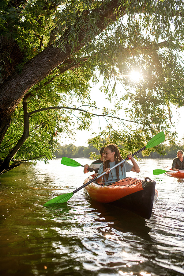 Kayaking on the Suwannee River near Spirit of the Suwannee Music Park